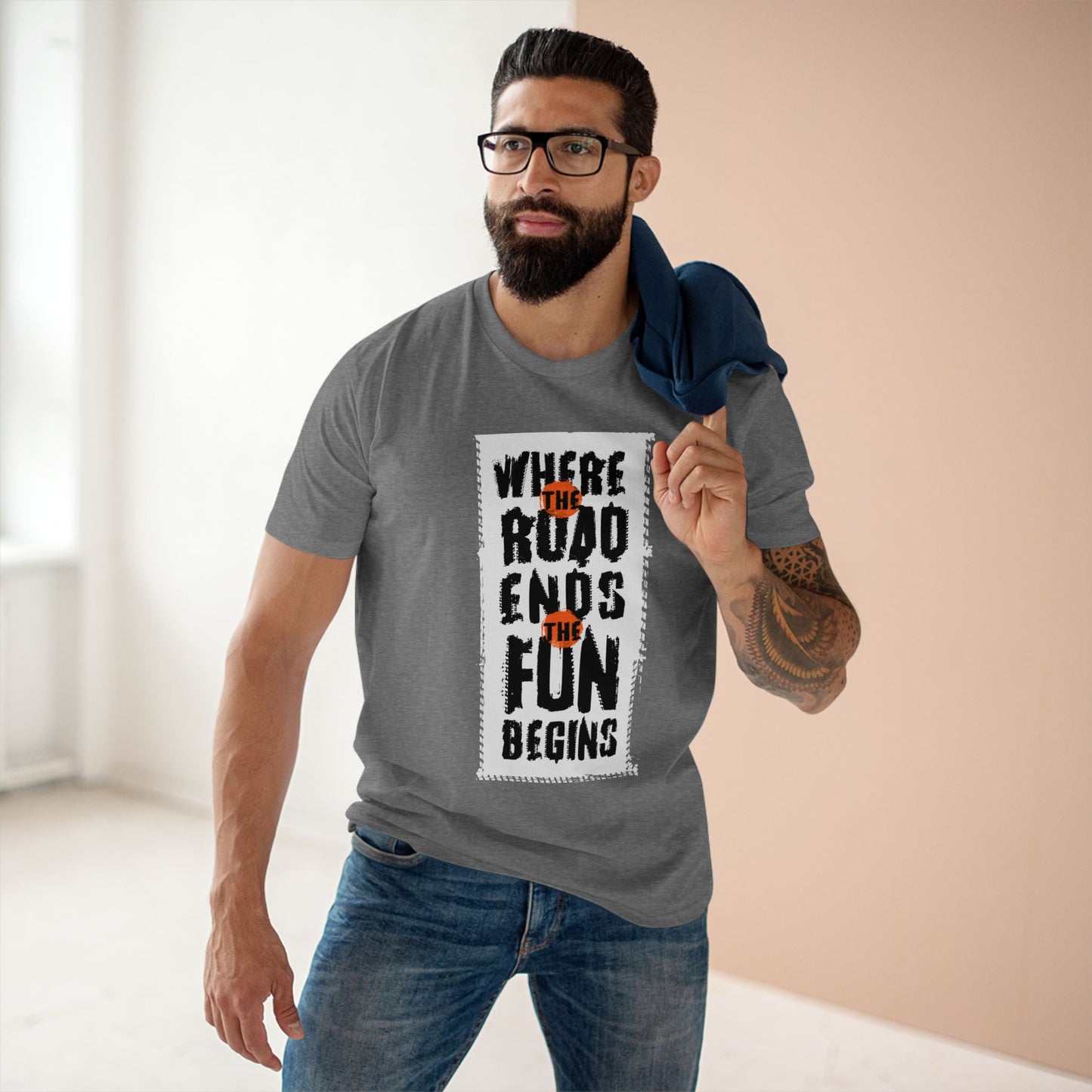 Heavy Unisex Tee - Where the Road Ends Tee