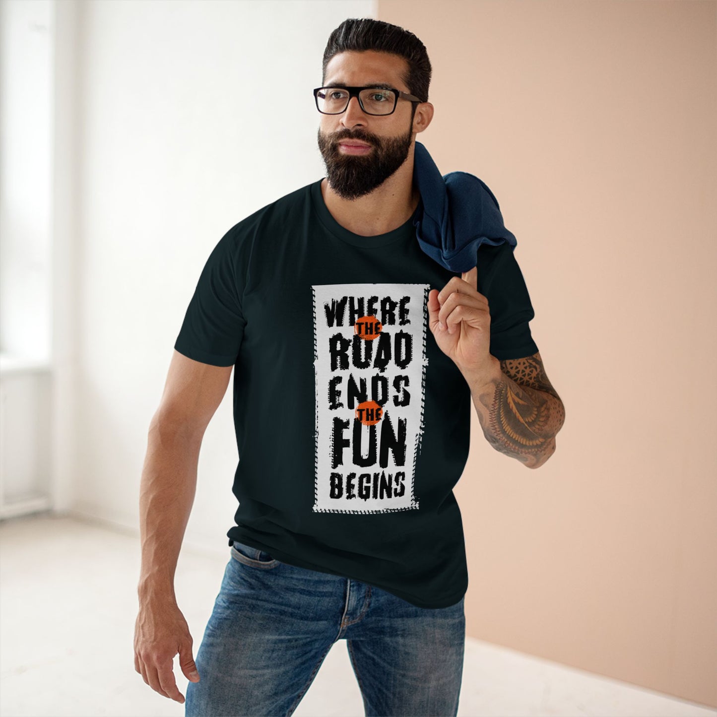 Heavy Unisex Tee - Where the Road Ends Tee