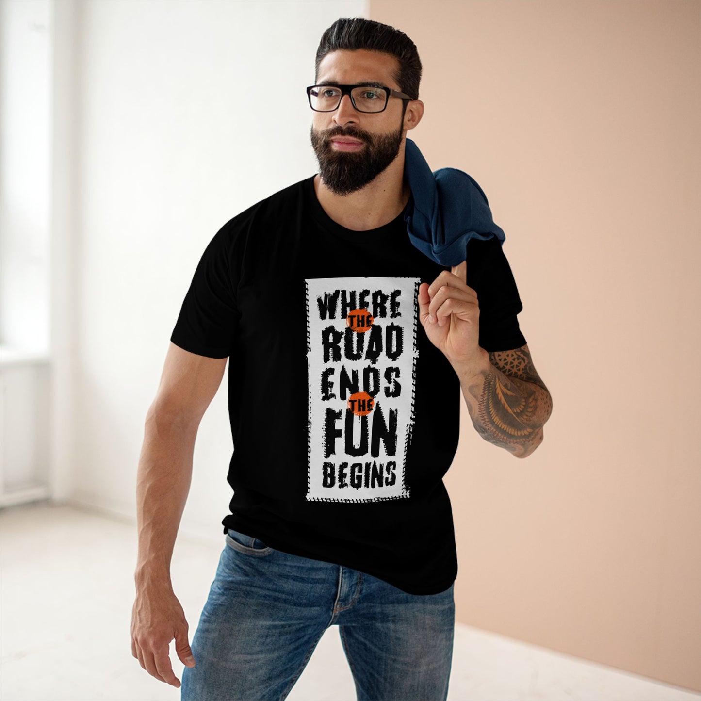 Heavy Unisex Tee - Where the Road Ends Tee